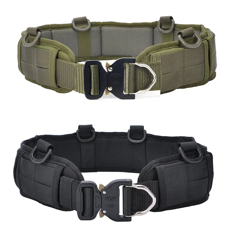 Tactical Belt Molle Battle Belt Airsoft Combat Outdoor Men CS Hunting Paintball Padded Waist Set Adjustable tactical belt