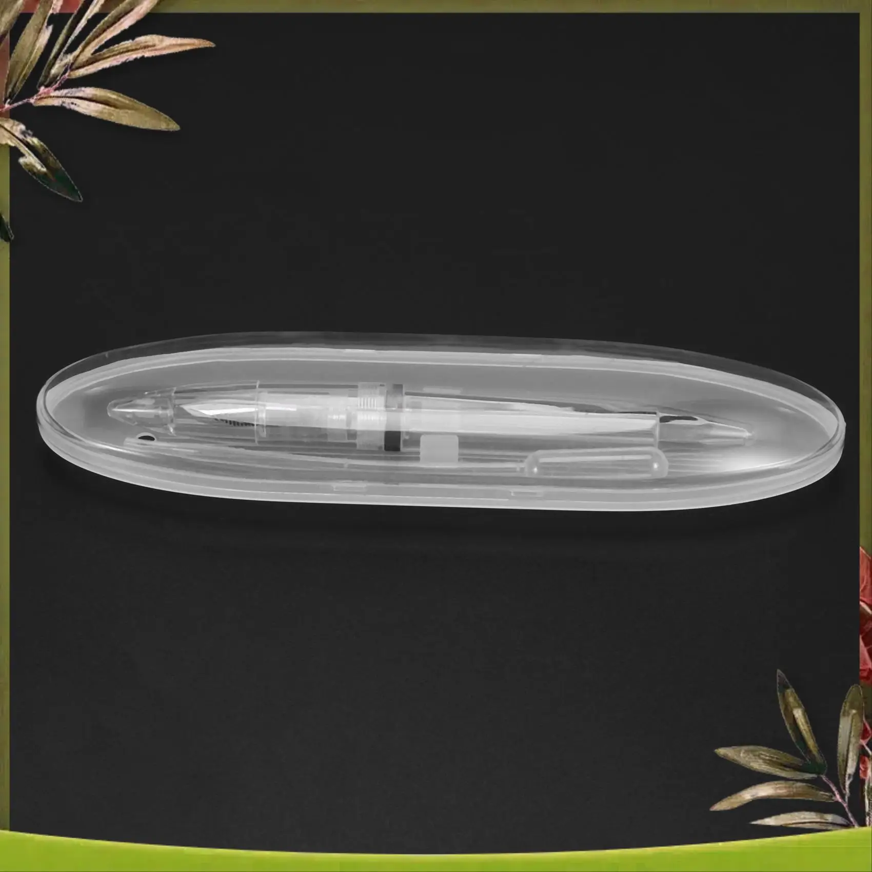 New-0.5Mm 펜촉 만년필 (스포이드 포함) 대용량 투명 펜 사무실 학교 용품 학생용 선물 Stati