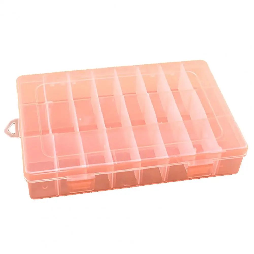 12 Pack Mini Clear Storage Containers with 10 Grid Dividers, Small Plastic  Tackle Boxes for Beads, Buttons, DIY Jewelry (2.5 x 5 In) 