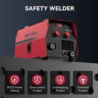 ARCCAPTAIN – Machine à souder semi-automatique Non gaz 3 en 1, outil de synchronisation MIG Lift Tig MMA avec fil fourré à Flux, 230V, 130a 4