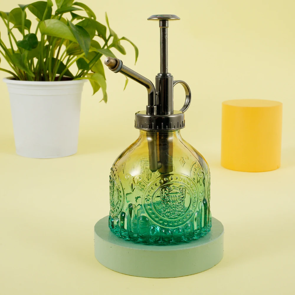 Plants Watering Can Retro Glass Plant Mister Vintage Spray Bottle Flower Sprayer Spritzer 200ML Gardening Home Sprinklers 1Pcs watering can garden tools water sprayer watering pot flower watering pot