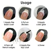 French Strip Line Nail Art Form Fringe Tip Guides Wavy Oblique Spray Template Stickers Creative Stencil DIY Manicure Tools Decor 6