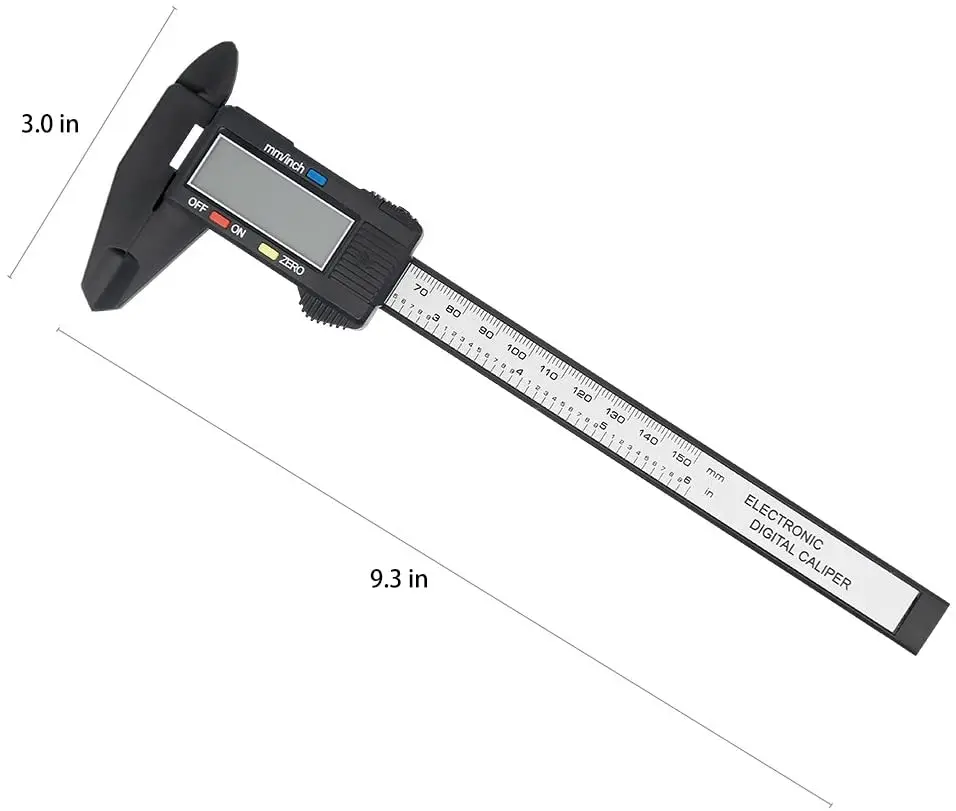  Digital Caliper, Adoric 0-6 Calipers Measuring Tool