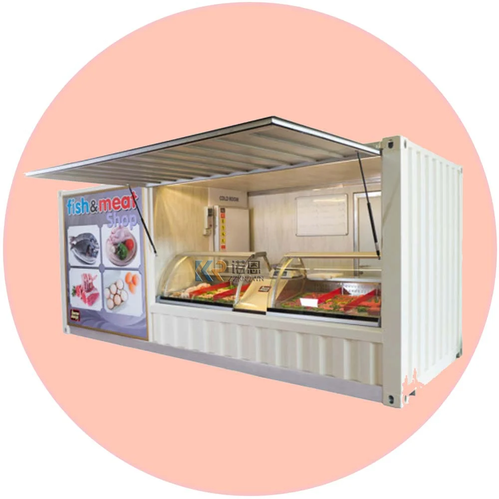2023 Cina Spedizione Prefabbricata Mobile Ready Made Kit Ristorante Container Bar Modulare Portatile Flat Pack Casa