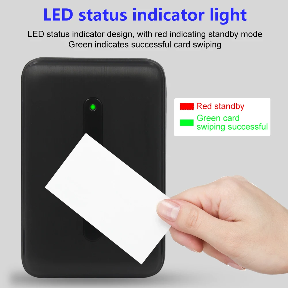 Access Control Card Reader RFID Reader IP68 Waterproof Dual Frequency 125KHz + 1
