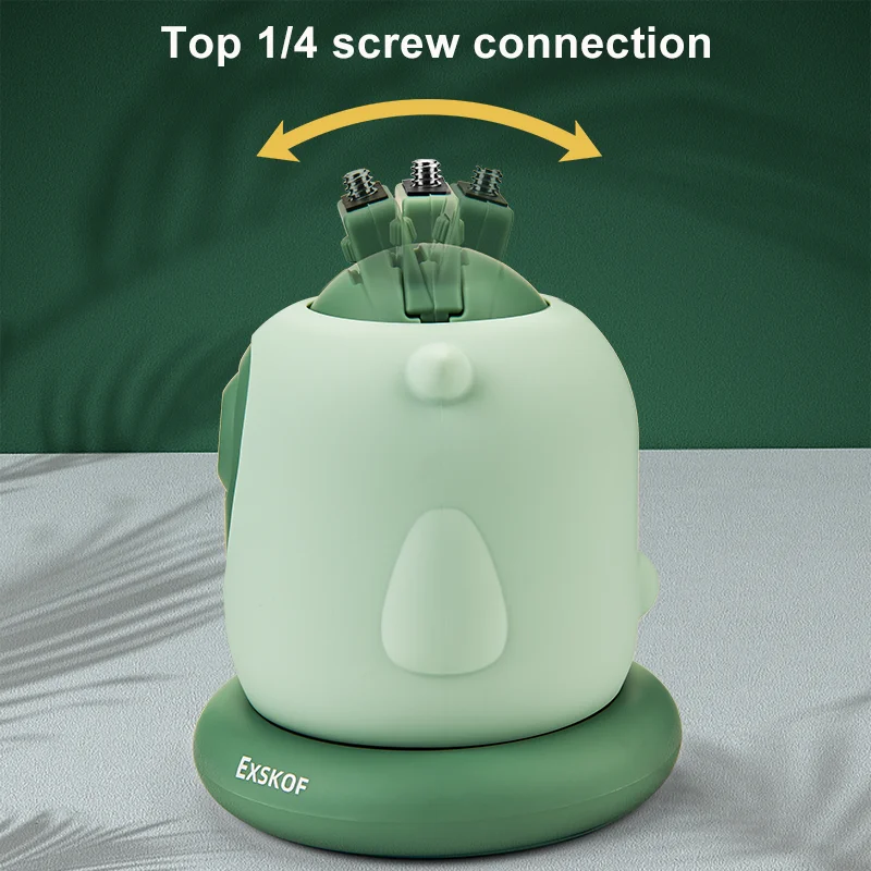 Smart Shooting Gimbal Selfie 360° Rotation Auto Face Tracking Holder Base For GoPro Hero 12 11 10 9 8 7 DJI Osmo Action 4 Phone