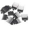 8/10Pcs T9 Universal 1.5/3/4.5/6/10/13/16/19/22/25mm Hair Trimmer Clipper Limit Comb Guide Sets Limit Calipers Tools 3