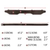 Tourbon Padded Leather Work Belt Heavy Duty Tool Belt Loggers Felling Stronghold Belt  Woodworking Adjustable Waist Fits 33"-47" 4