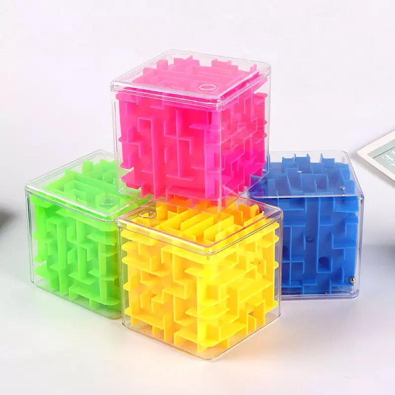 Tanio 3D Maze magiczna gra przejrzyste sześciokątne Puzzle