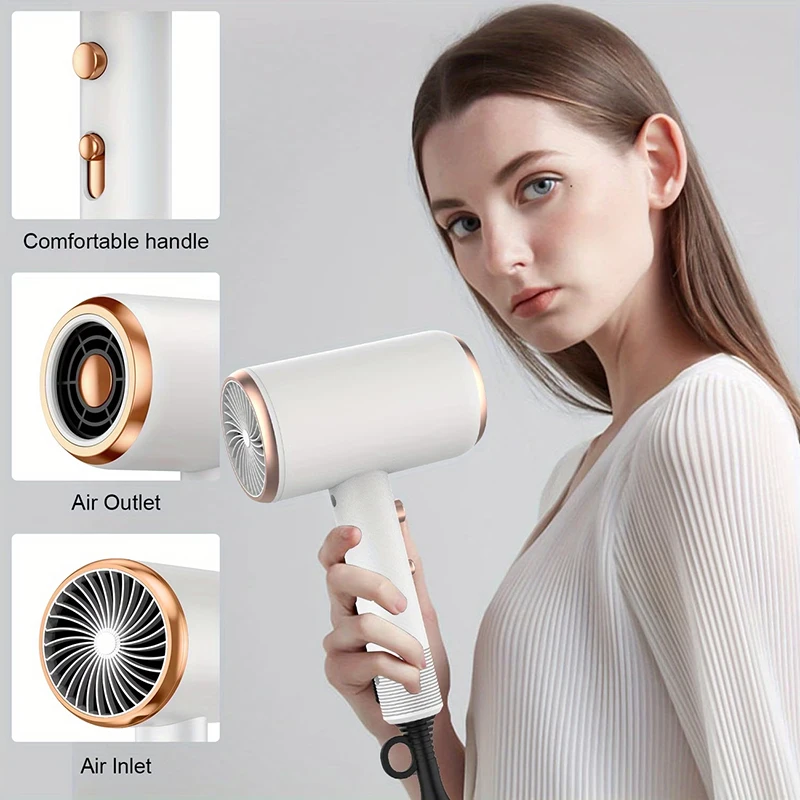 5 in 1 Professional Hair Dryer Powerful with Hot and Cold Air Functionality Thermostatic Electric Hair Drye for Smooth Hair Tool 3