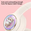 Xiaomi wireless Headphones RGB cute cat ear Bluetooth Earphones with microphone Stereo Music Game Earphone Girls Kids Gifts 2025 3