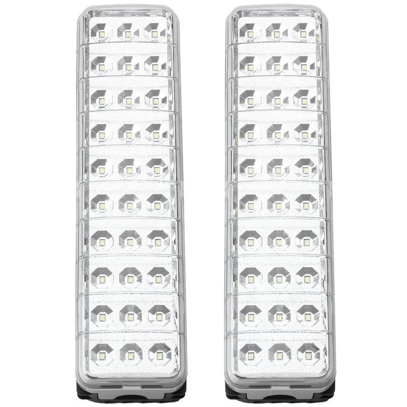 

2X Led Emergency Light Flashlight Mini 30 Led 2 Mode Rechargeable Emergency Light Lamp For Home Camp Outdoor