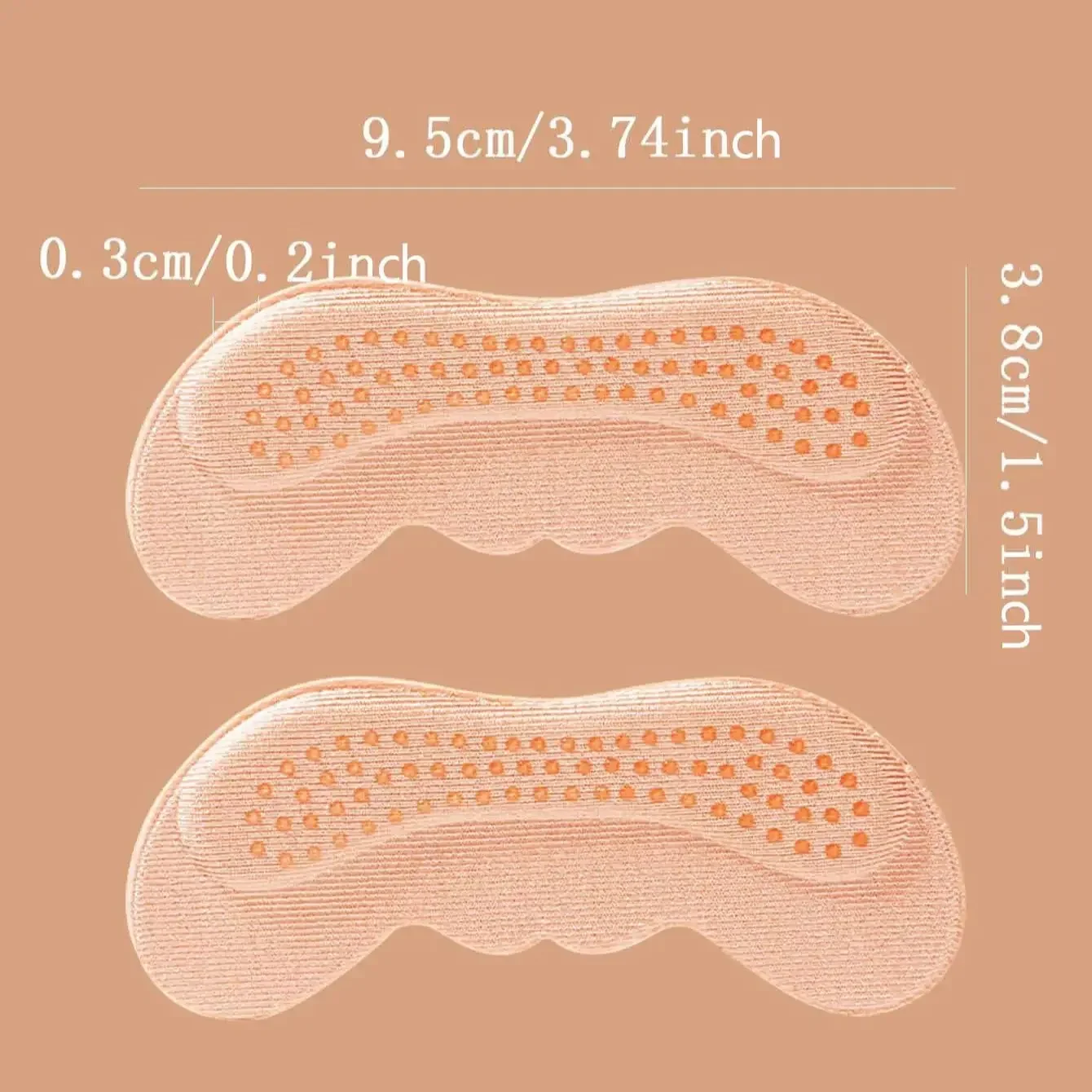 2pcs-Insoles Heel Stickers for Sneaker High Heel Pain Relief