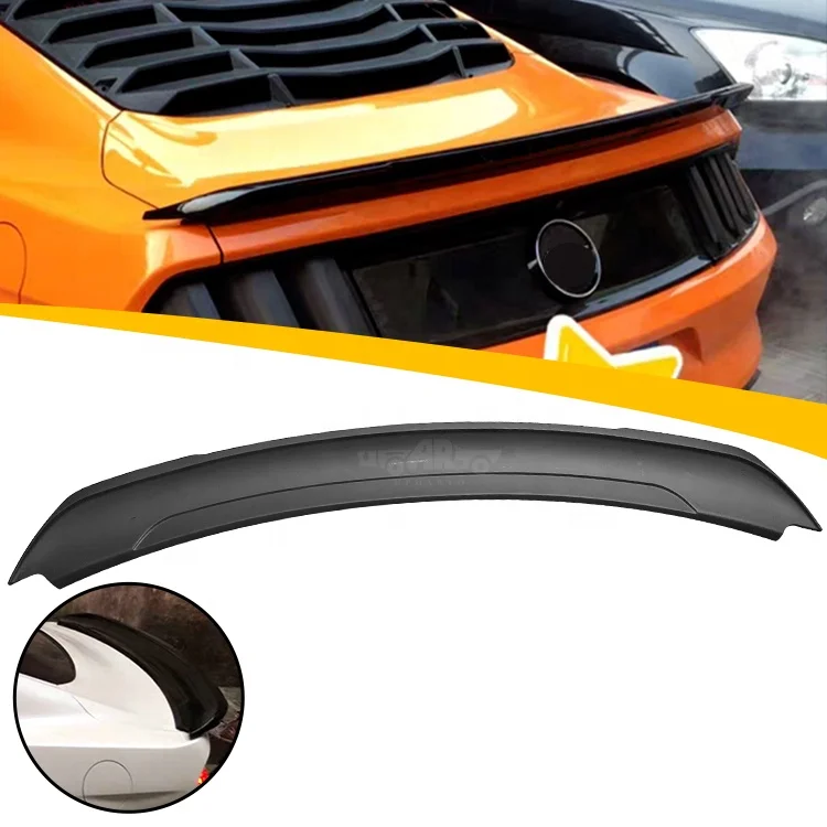 Car Spoilers Abs Carbon Fiber Track Pack Style Rear Wing Trunk Spoiler