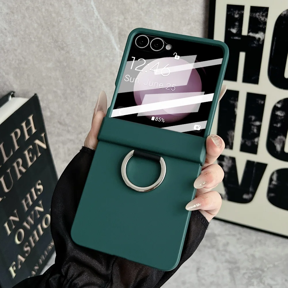 Sleek Matte 2-in-1 Hinge Protective Case with Screen Film