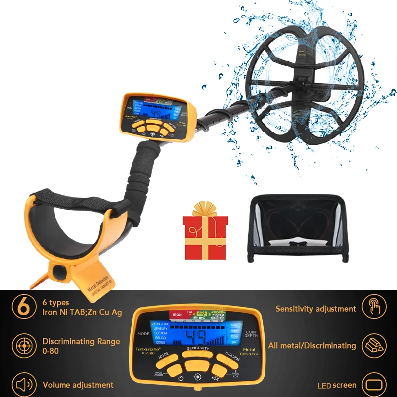 TC 500 Metal Detector 11 13 inch Search Coil for Pinpointing Professional Underground Depth Search Finder