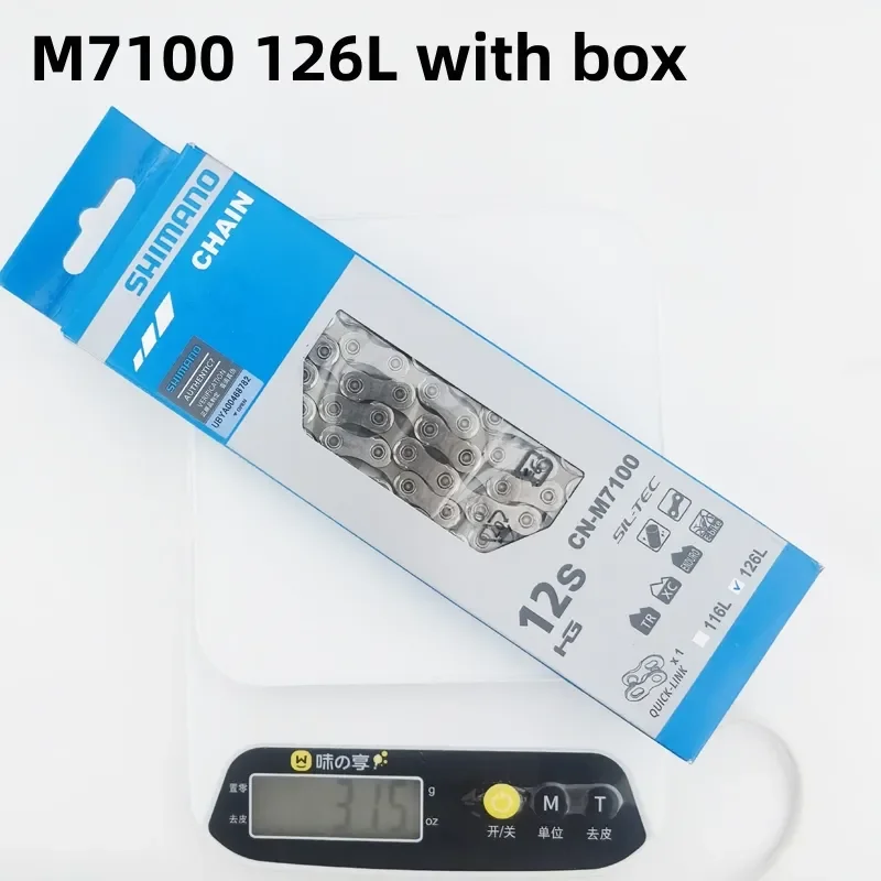 SHIMANO DEORE SLX XT 12-Speed CN-M6100 M7100 M8100 Bicycle Chain Road Mountain Bike 116L 120L 124L 126L Bike Chain Original Part bicycle chain,bicycle chains