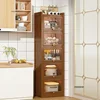 Nordic Floor-standing Kitchen Cabinets for Small Apartment Kitchen Storage Cabinet Modern Minimalist Household Cupboard Storage 3