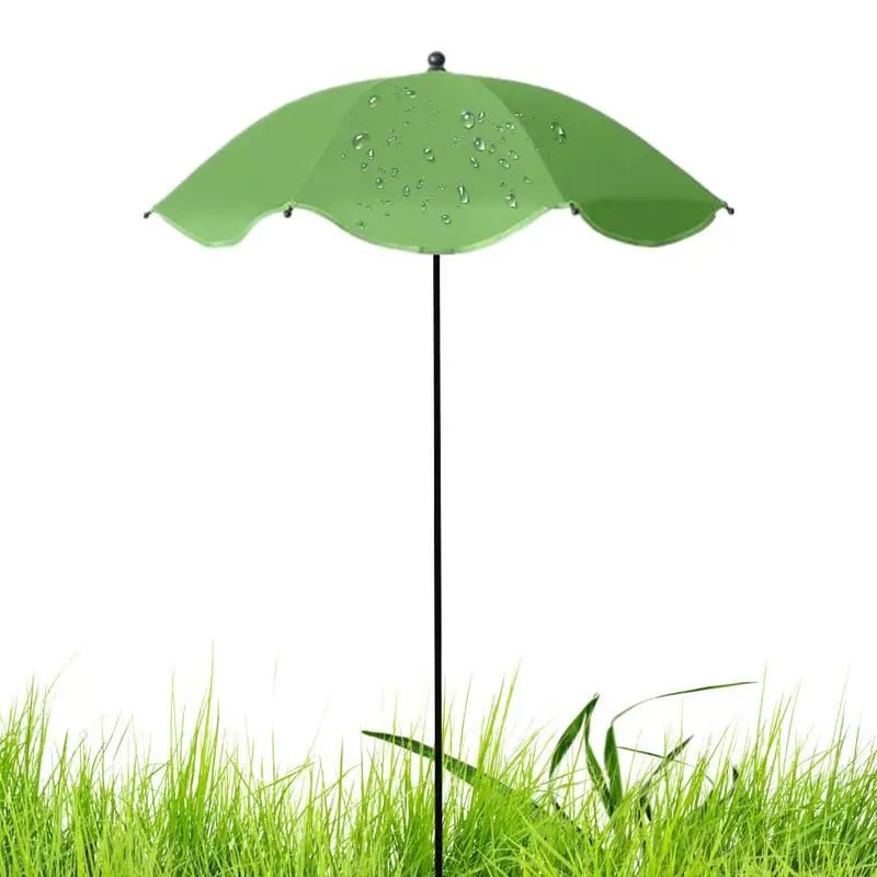 Sandy Plant Umbrella Adjustable Garden Shade Home Garden Supplies for Flowers Balcony Summer Beach Lawn Outdoor Rainproof