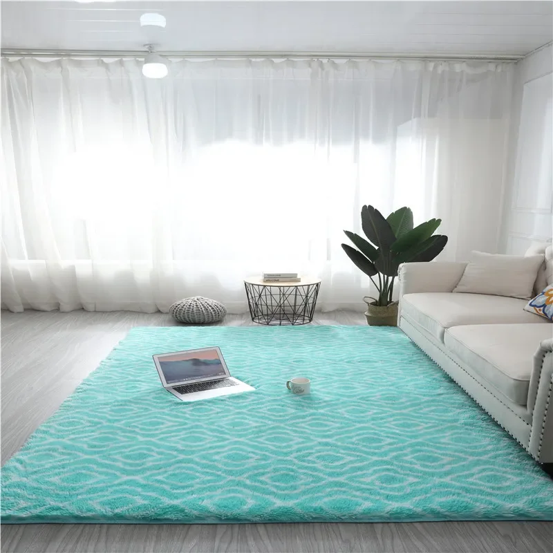 thumbnail image 1 of Alfombra gruesa para sala de estar, alfombra de felpa esponjosa, alfombra para dormitorio de niños, alfombra para ventana, mesita de noche, decoración del hogar, alfombra de terciopelo suave para el s, 1 of 5