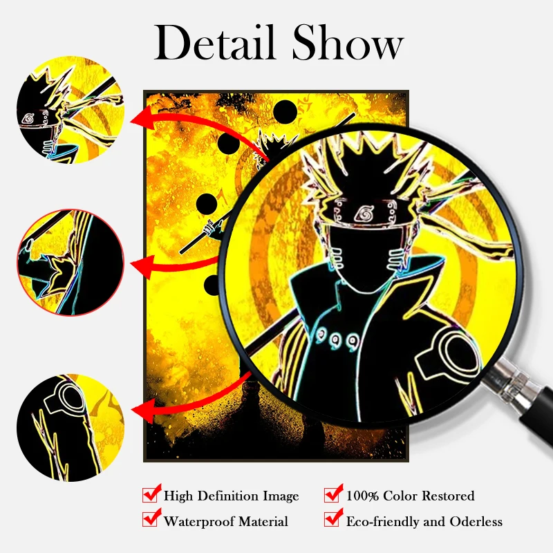  Xbox One Skin Set - Naruto HD Printing Skin Cover