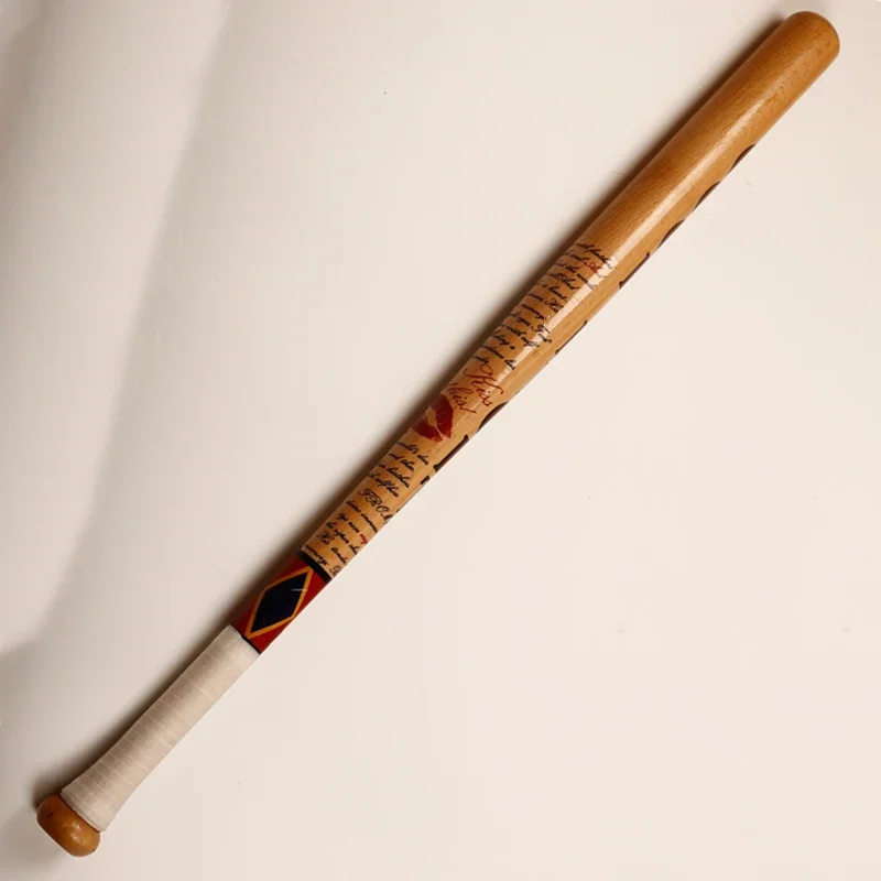 Beauty Girl Clown Solid Wood Baseball Wooden Baseball Bat Accessory Comic Cosplay 74 or 84cm Props Holiday Halloween Cosplay