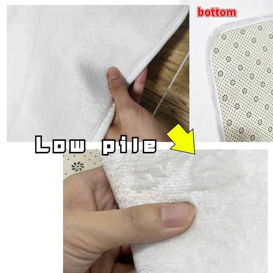 Living Room Decoration Carpet Modern 3D Flower Floor Mat Home Light Luxury Sofa Rugs Bedroom Bedside Cloakroom Large Carpets 5