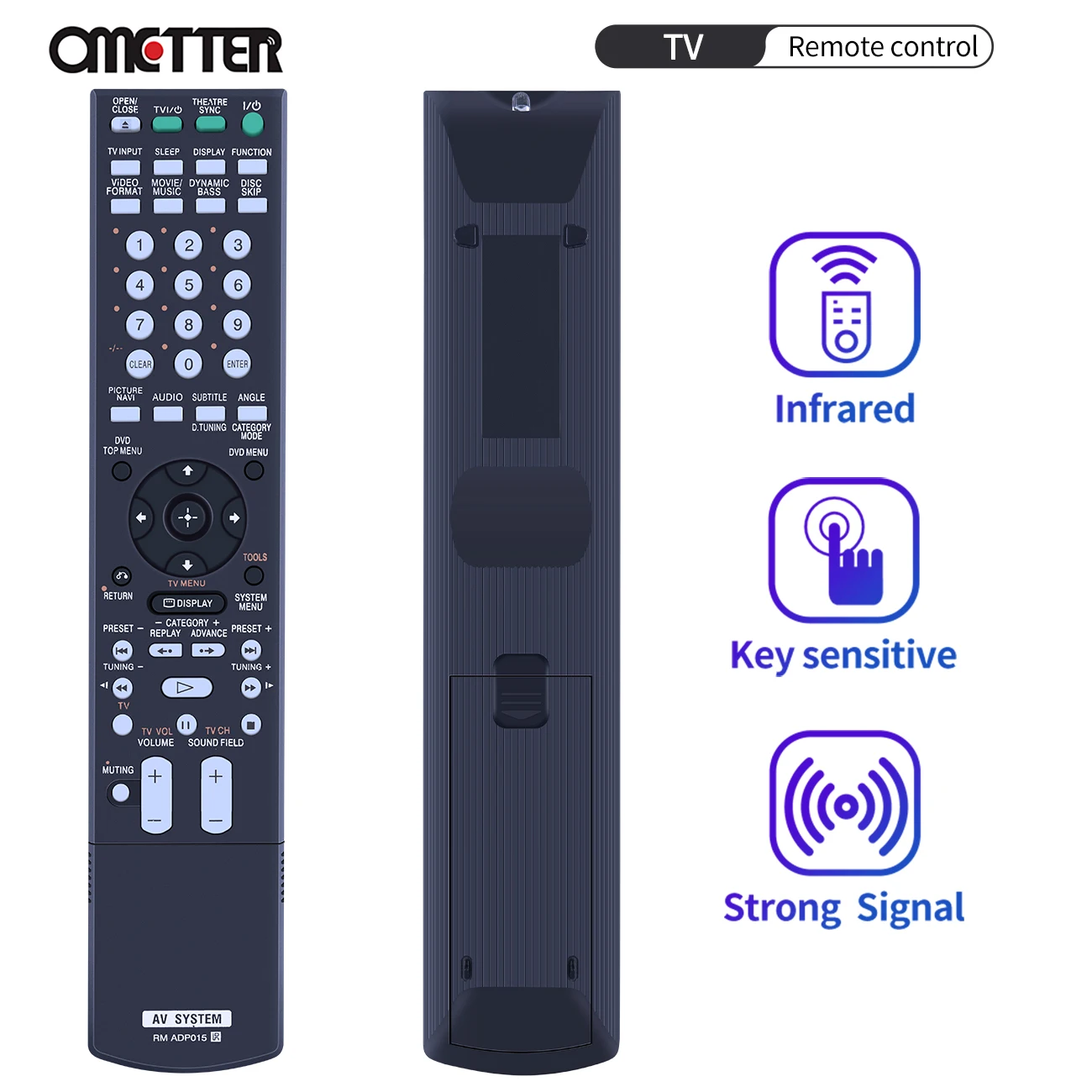 

for Sony RM ADP015 RM-ADP015 148000711 DAV-HDX500 DAV-HDX501 DAV-HDX501W HCD-HDX500W DVD Home Teater System Remote Control