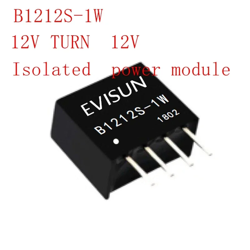 5PCS/10PCS/20PCS/50PCS DC-DC B1212S-1W B1212S-1W SIP4 Power module 12V turn 12V Isolation module power chip ic chip