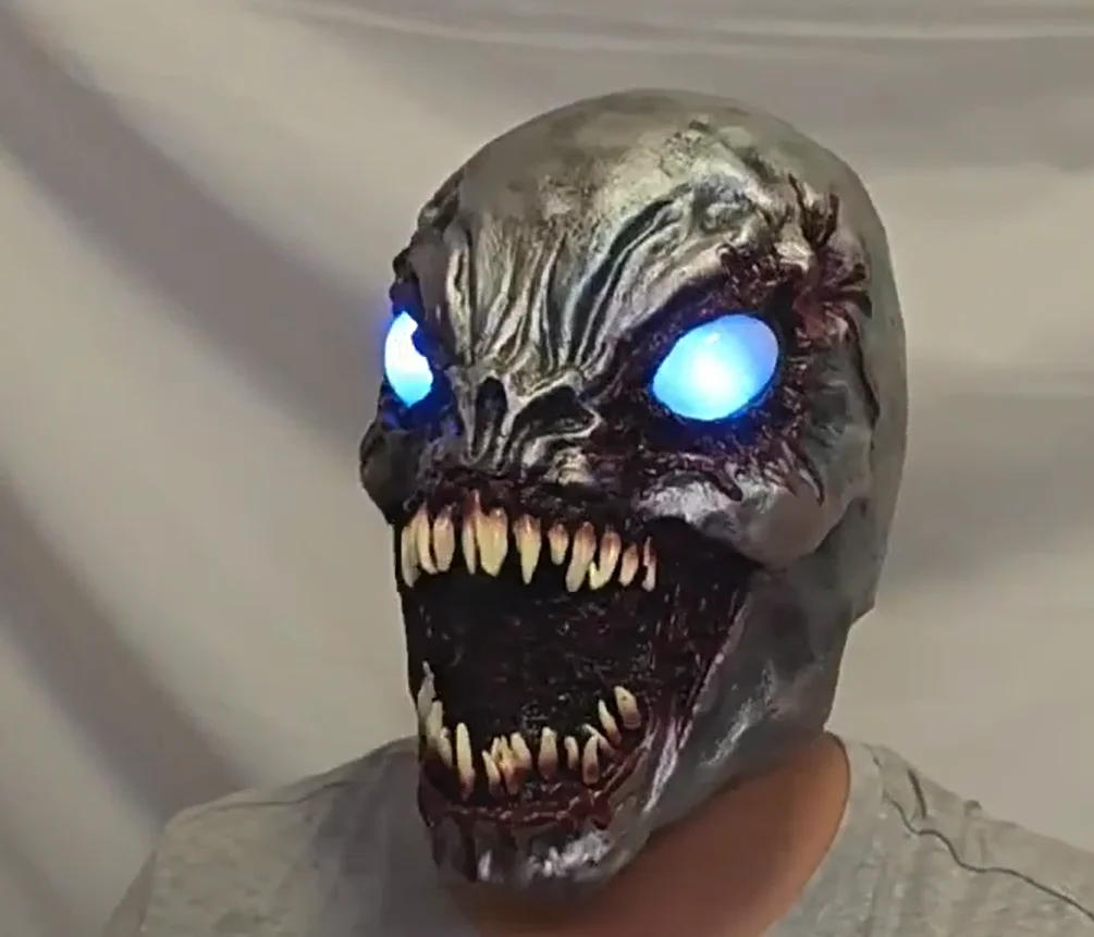 Gruselige Halloween-Maske Aus Latex - Exorzist Horror Maske Für Cosplay & Partys