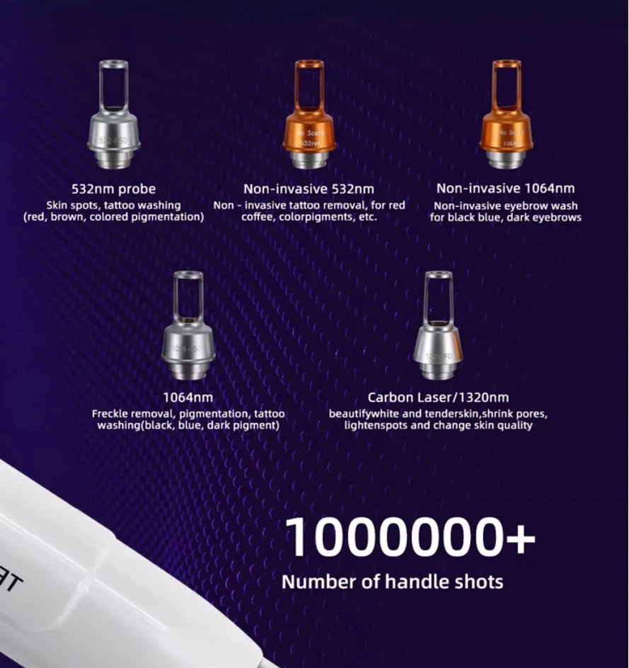 2025 NEO Pico Laser Tattoo Removal Machine Professional Q Switched Nd Yag System Beauty Salon Equipment for Dark Skin Treatment 6