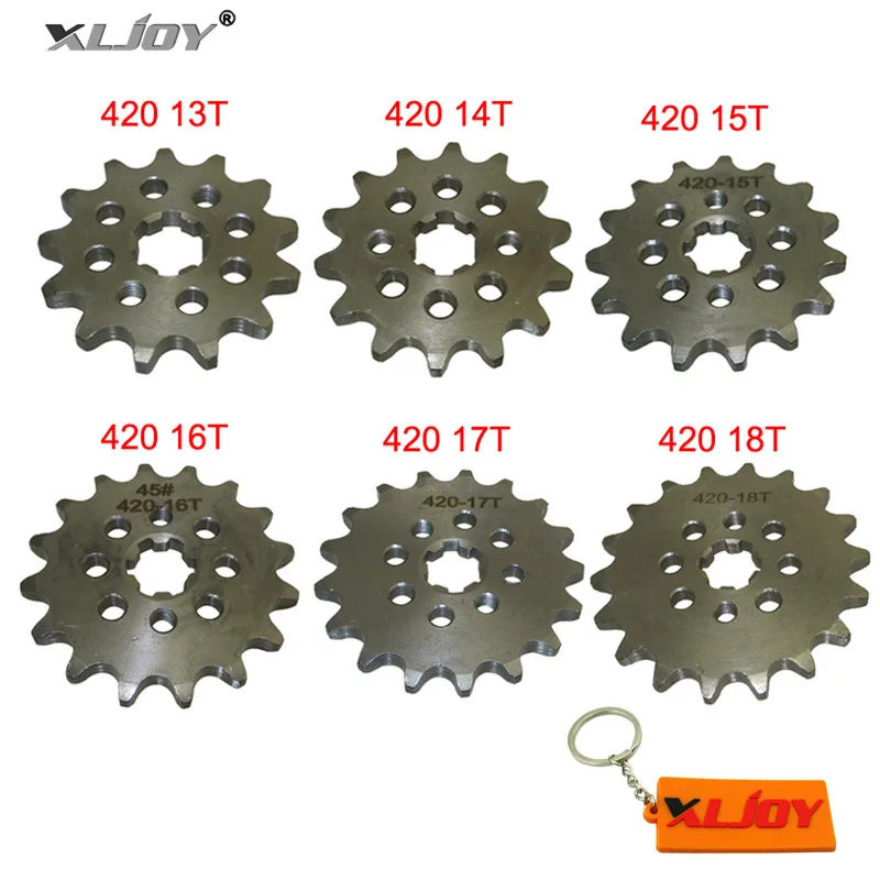 JT Sprockets 14-Tooth Front Sprocket - Fits Honda CRF110F, CL70, CT70, XR70R, ATC70 Models-753291