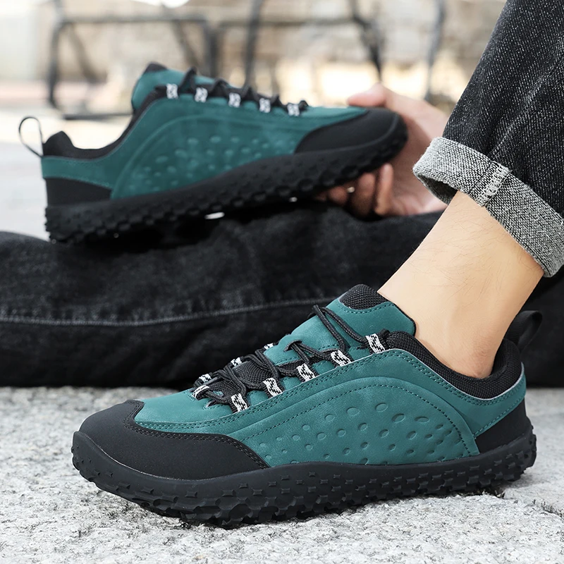 Mode Unisex Breitere Schuhe Atmungsaktive Mesh Männer Barfuß Breite zehen Schuhe Neue Wohnungen Weiche Null Tropfen Sohle Breiter Kappe turnschuhe Große Größe – Detail 30