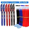 68pcs Erasable Gel Pens Blue/black/red Ink Ballpoint Pen Stationery Writing Supplies Office Student Writing Fine Writing Tools 1
