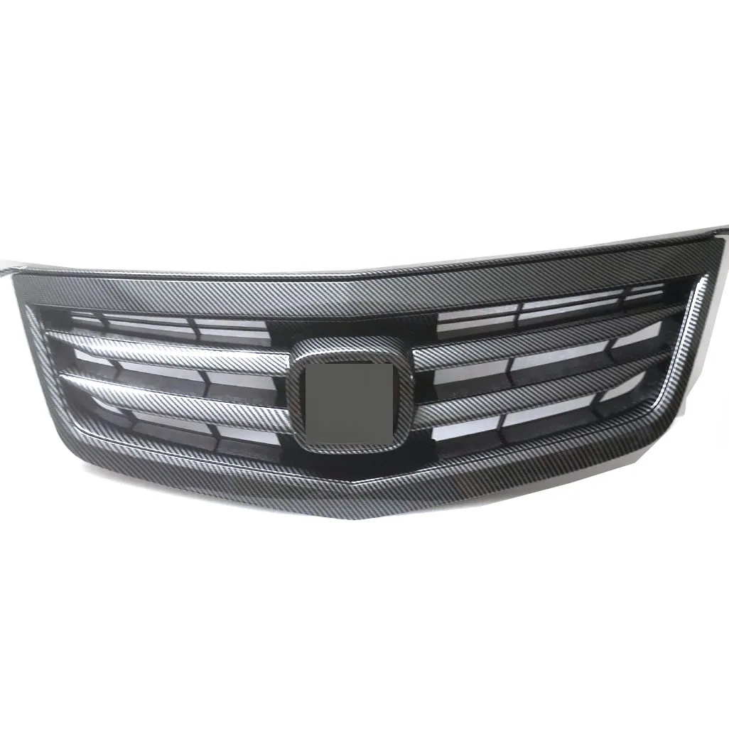 

carbon fiber texture Front Grill Grille Fit For Honda Accord MK8 Spirior 2013-14