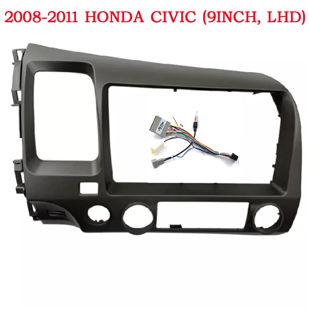 ڵ   Fascia  , ȥ ú 06-11 , 9 ġ  ũ DVD ÷̾  г  ŰƮ, 2Din