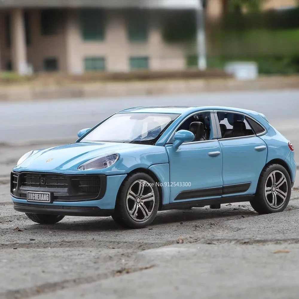 1:32 Porsche Macan Simulation Toy Car Model Alloy Diecast Sound Light Pull Back Scale Model Car Boys Birthday Collection Gifts 6