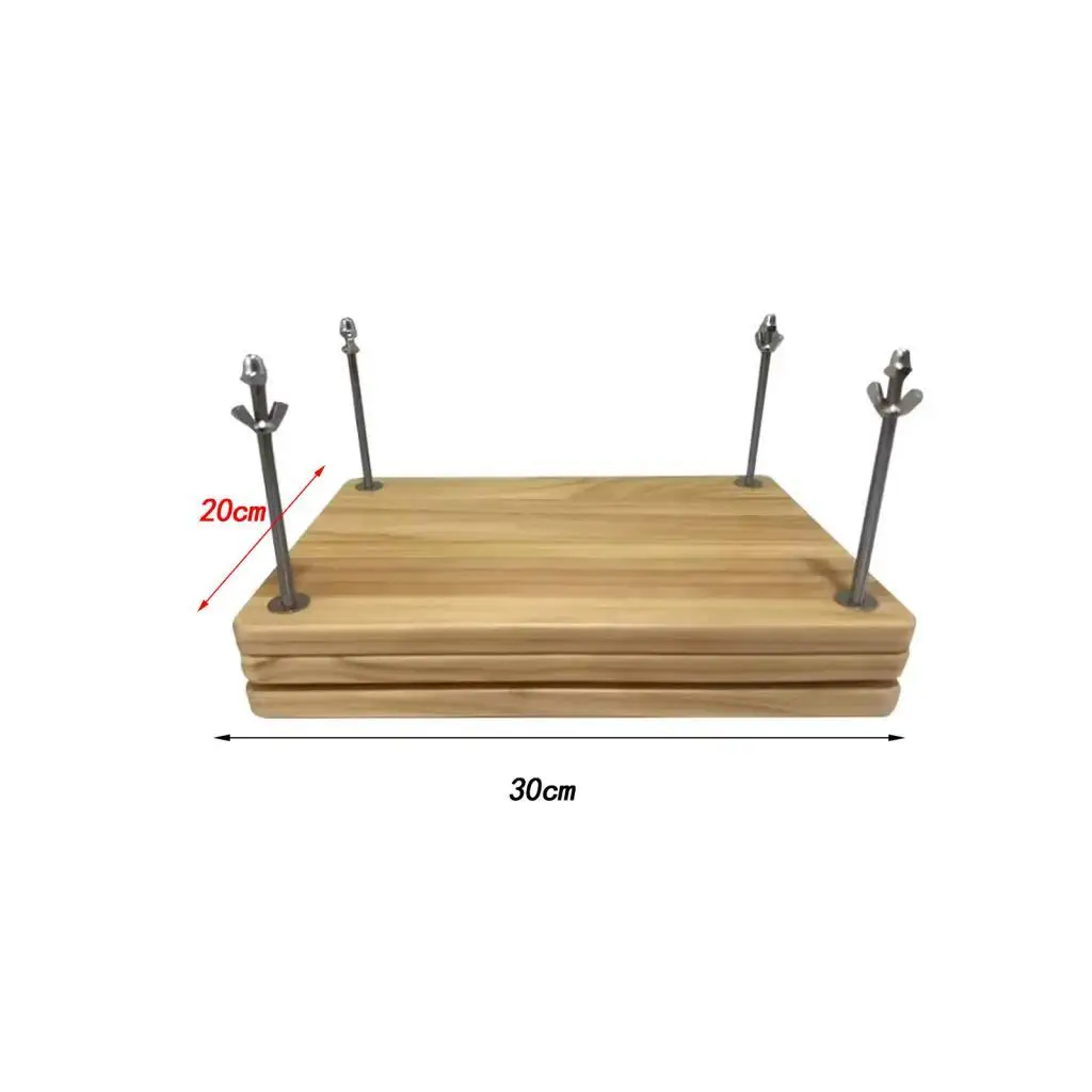 나무로 만든 책 프레스 수제 다용도 실용적인 수동 견고한 바인딩 프레스 가정용 DIY 제본 사진 앨범 태그 판지
