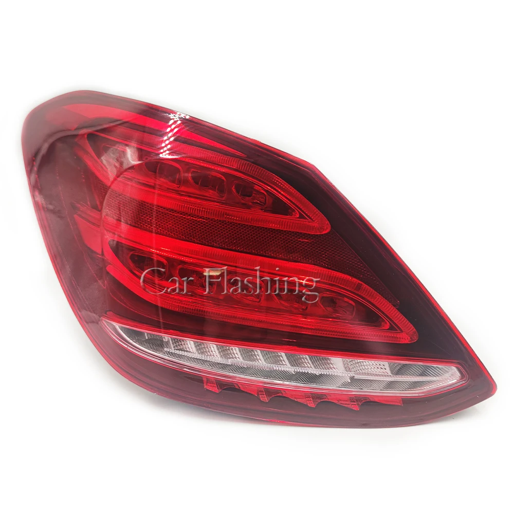 LED Tail Light Assembly For Mercedes Benz W205 C180 C200 C260 C300  2015-2019 Tail Lights Brake Stop Lamp Fog Light Accessories