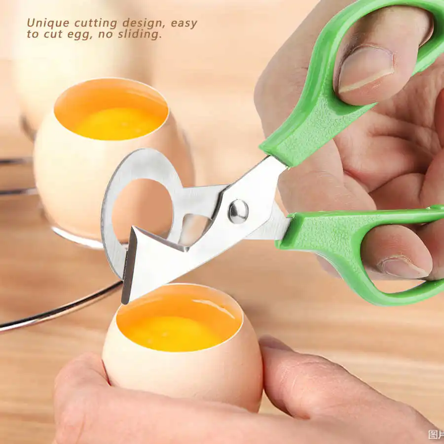 Portable Anti Rust Quail Egg Scissors Cutter Opener Kitchen Tool Eggs Clipper Egg Tools