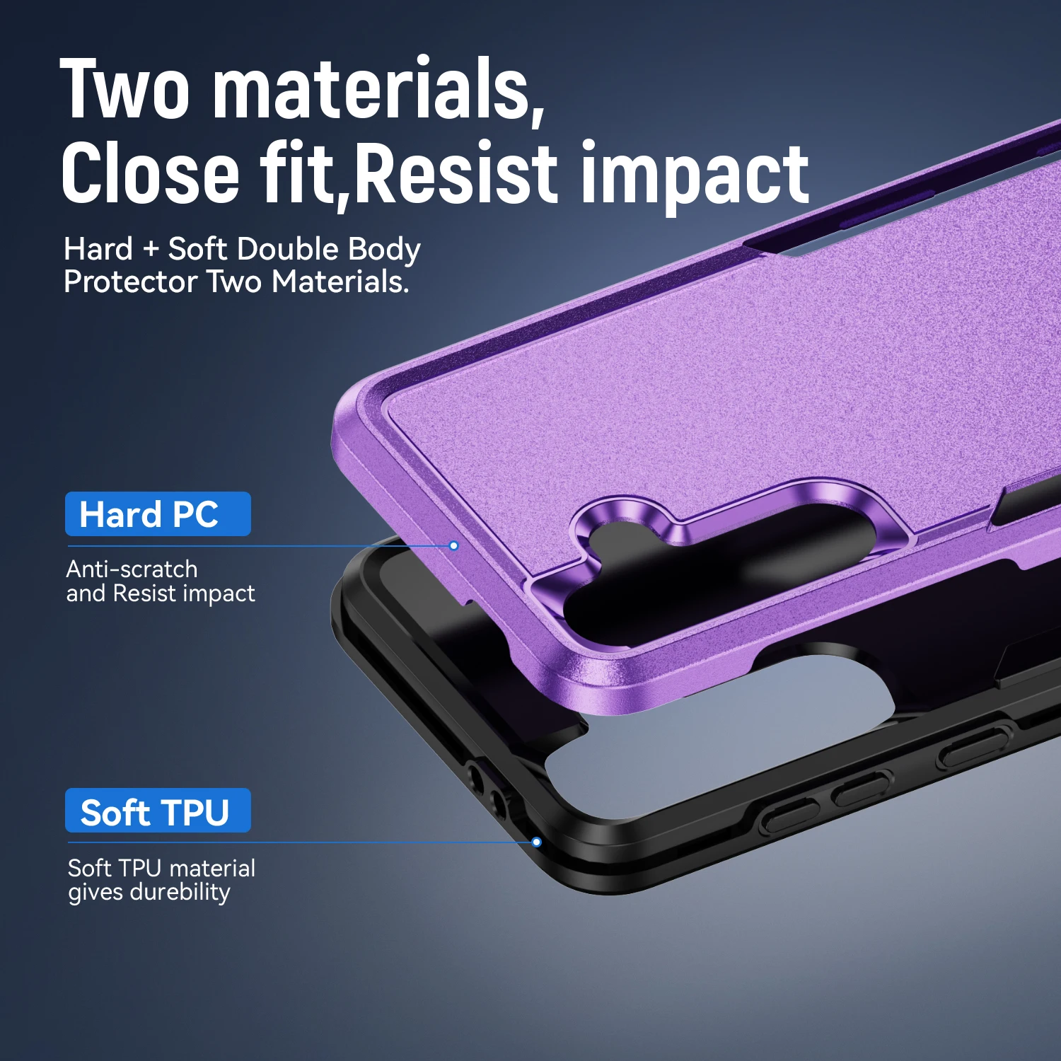 Heavy Duty Shock Absorption Full Body Protective Silicone Rubber Case