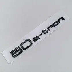 Sleek 3D ABS Logo E - tron GT Rear Trunk Emblem Badge (50 e - tron Black)