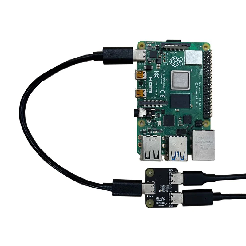 Dual Output USB Power Splitter with HDMI-Compatible Interface
