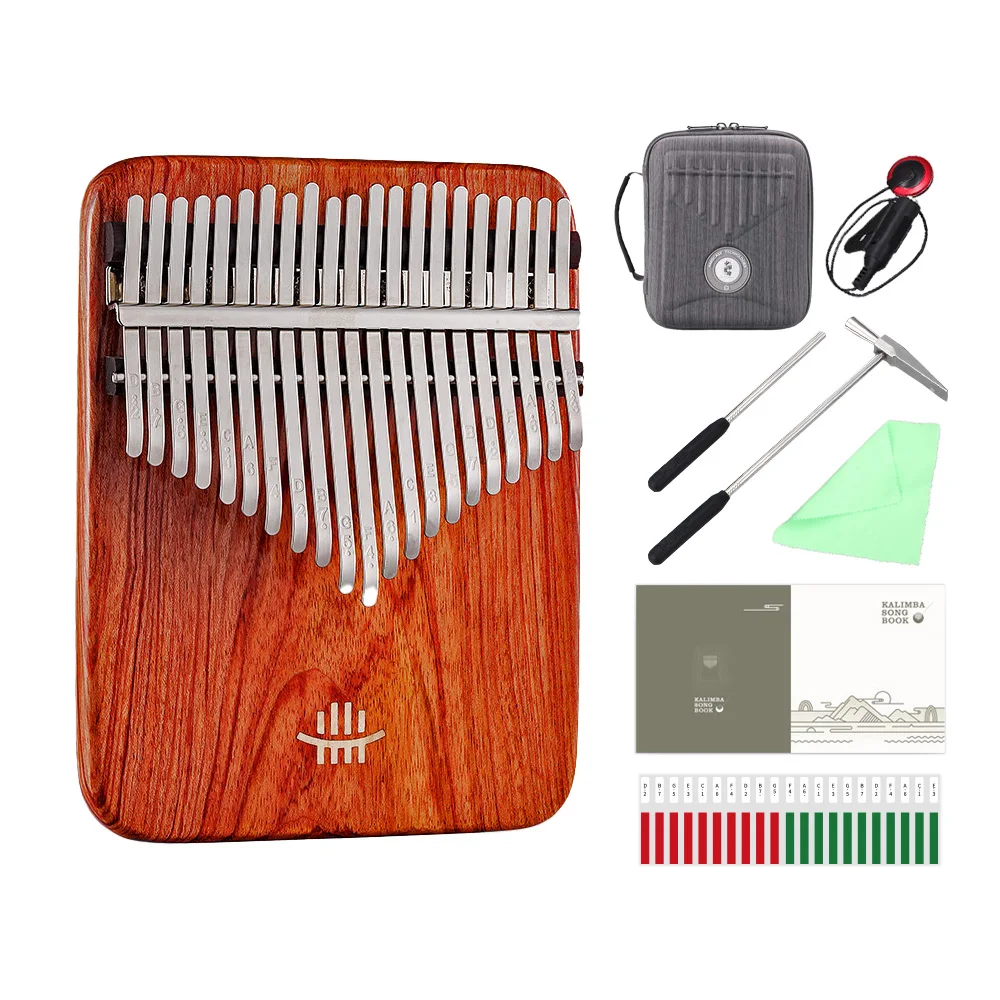 HluruKalimba21KeysProfessionalKalimbasRosewood17keysFullSolid
