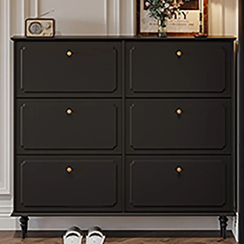 

Nordic Luxury Shoe Cupboards Black European Modern Space Saving Shoe Cabinet Entry Drawer Schuhschrank Entrance Furnitures