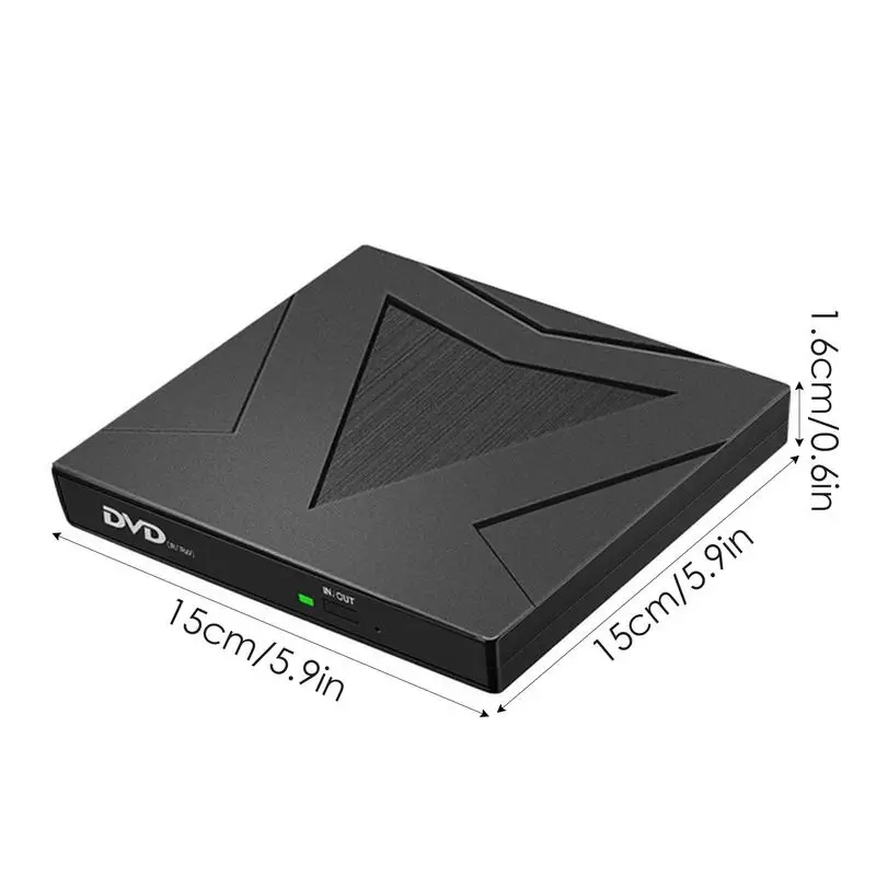 노트북용 외장 CD 드라이브, USB 3.0, 휴대용 CD 플레이어 및 라이터, 고속 CD ROM 리더, 리라이터 라이터, 외장 디스크