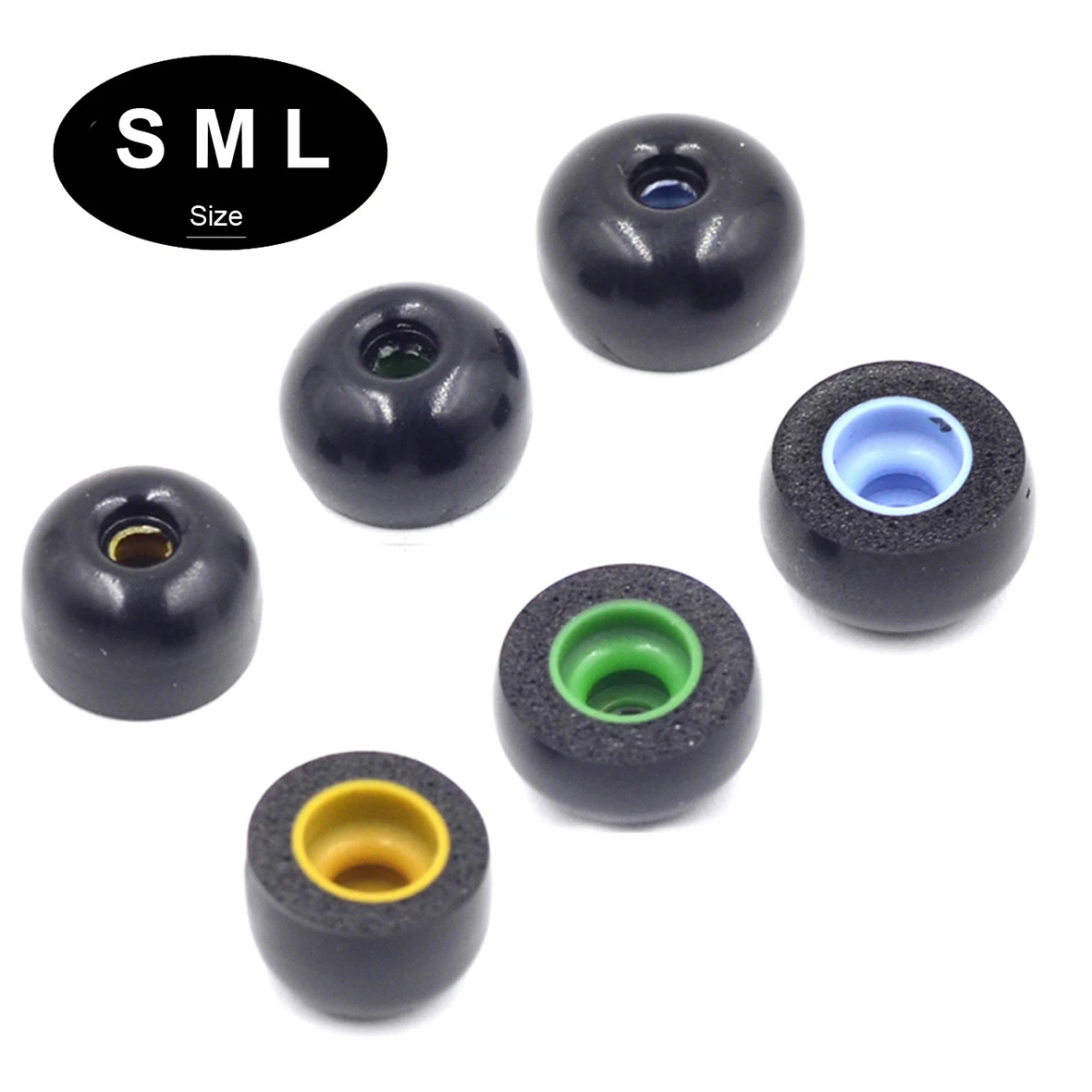 Memory Foam Eartip Silicone Per Jabra Elite 65T 75T Elite Active 65T 75T Lg Hbs Fn6 Sony Wf-1000Xm3 Auricolari Bluetooth Wireless