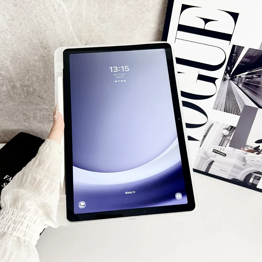 Premium Tablet Cover with Soft TPU Back Shell