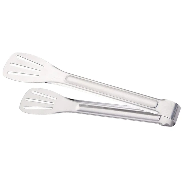 Food Tongs Stainless Steel Nonslip Kitchen Utensils Serving Tongs