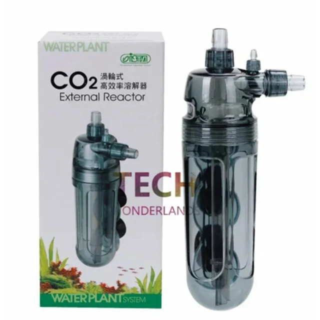 Aquarium CO2 Diffusor Zerstäuber Glas CO2-Reaktor für Aquarienpflanzen.